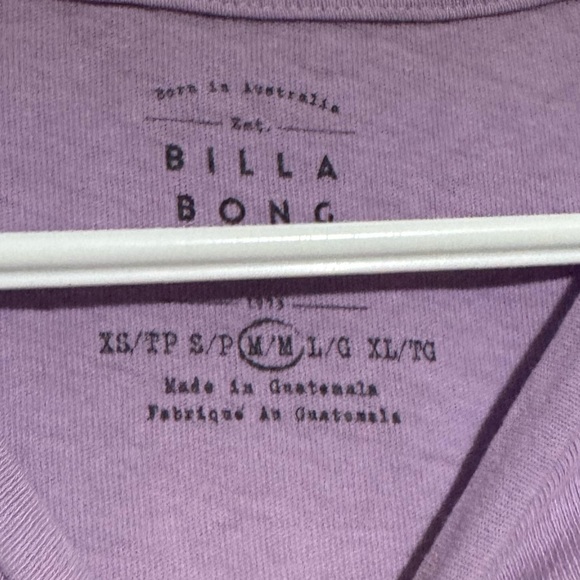 Billabong Lavender Take A Surf Trip Graphic Tee **Free Gift Wristlet** - Picture 4 of 5